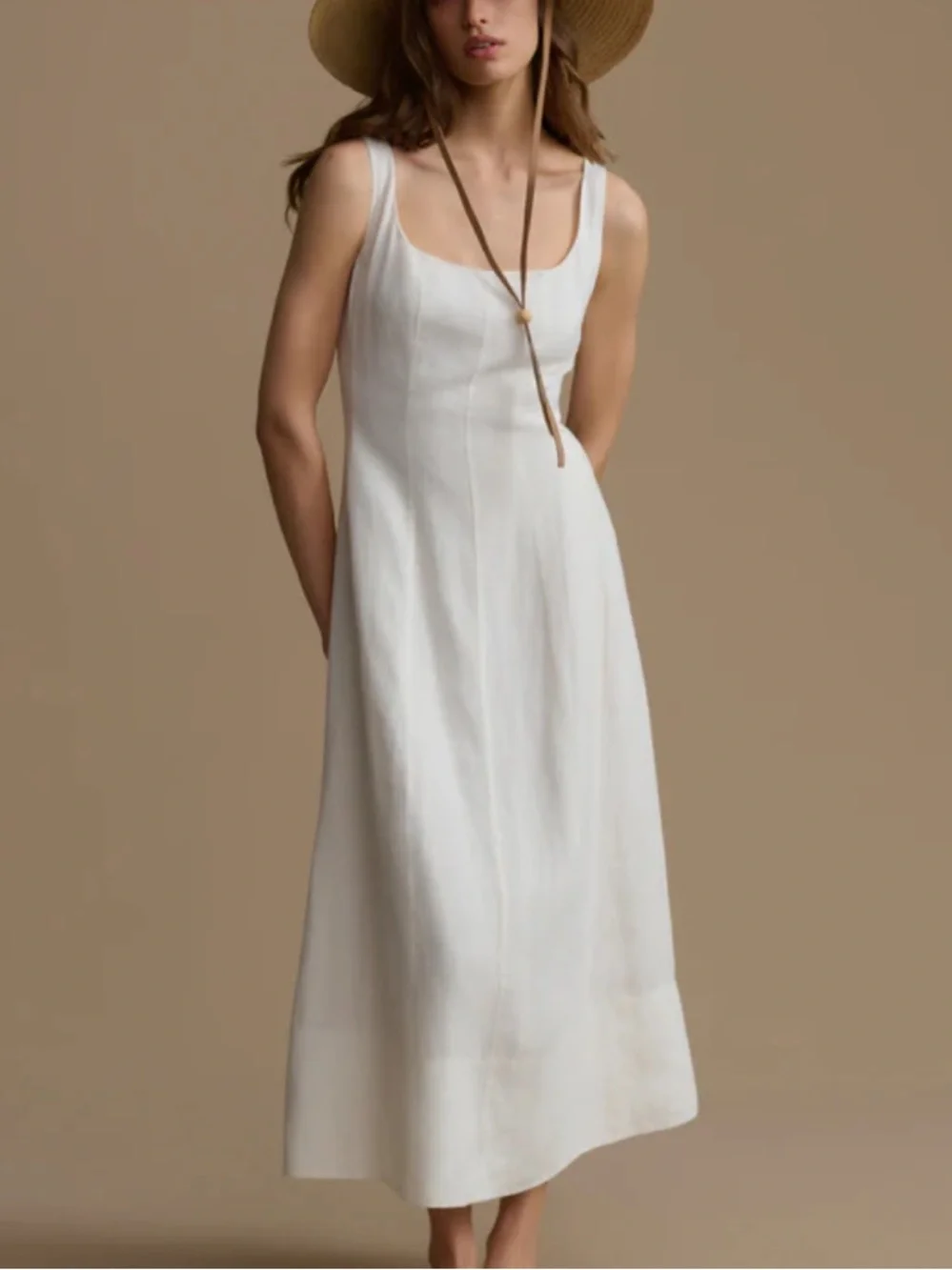 Jenni Kayne NEW Kinney Linen Dress White Size Small - Picture 1 of 7